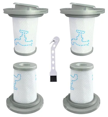 4 Filter für Rowenta X-Force Flex 8.60 & X-PERT 6.60