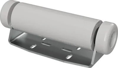 Obrázok produktu pre Polyuretánový bočný valček s držiakom B vrátane koncoviek pomoc pri spúšťaní prívesu na čln pozinkované SUPROD, 250 mm (+ EC), šedá