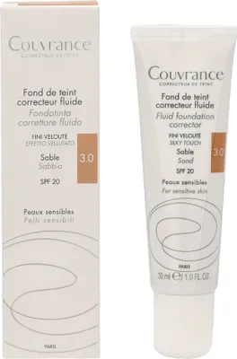 Obrázek produktu pro Tekutý krycí make-up Couvrance SPF 20 (Fluid Foundation Corrector) 30 ml, 30 Sand