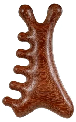 Produktbild von 4-in-1 Kopfhautmassagekamm aus Holz