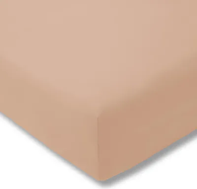 Imagen del producto de Estela. Sábana ajustable de punto. 100x200 cm. Color: arena