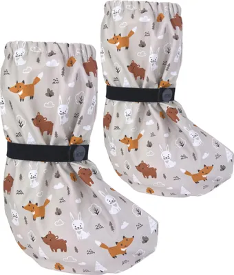 Produktbild von HECKBO Baby Regenfüßlinge Füßlinge ohne Vlies Waldtiere Tiere 18-24 Monate