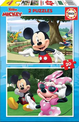Produktbild von Puzzle 2x20 piese Mickey & Friends 18884 EDUCA
