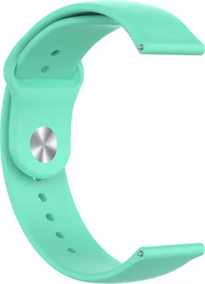 Produktbild von Silikon Armband Für Samsung Galaxy Watch / Huawei Watch / Amazfit 22mm Sky Blau