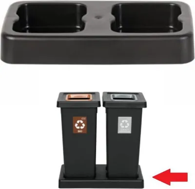Produktbild von Igotrend, 827001 UH FIT BIN 2 × 53 l schwarz