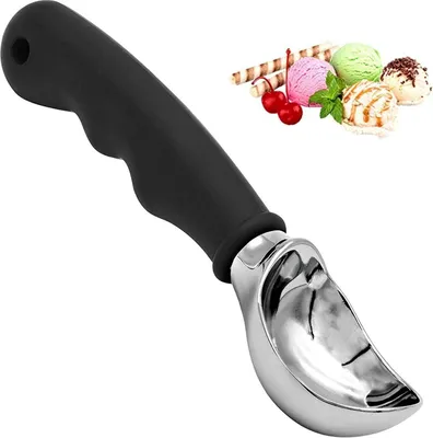 Obrázek produktu pro Naběračka na zmrzlinu z nerezové oceli pro dokonalý tvar naběračky a nepřilnavý povrch