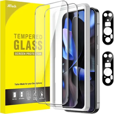 Productafbeelding van Beschermfolie voor de Google Pixel 9 Pro, met bescherming voor de camera's, 2 stuks