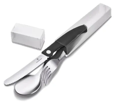 Zdjęcie produktu dla Zestaw piknikowy Victorinox Classic, 3 elementy – czarny