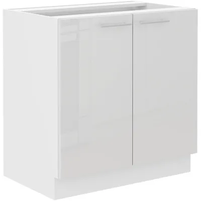 Produktbild von Spülenunterschrank 80 LAURA 01 weiß hochglanz