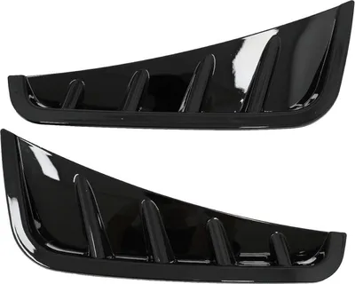 Immagine prodotto di Alette laterali anteriori Flics per Mercedes C W205 S205 Facelift 18-20 Nero lucido.