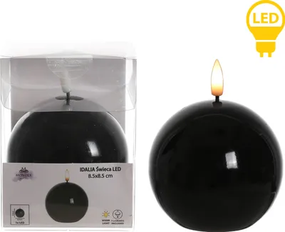 Produktbild von LED-Kerze Kunststoff IDALIA Idalia 9x11 cm Elfenbein 1 Stück