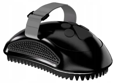 Image de Peigne FURminator L pour chiens et chevaux : élimination de la poussière et massage du pelage