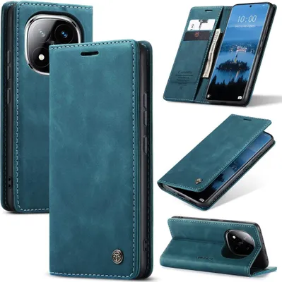 Produktbild von Xiaomi Redmi Note 14 Pro 5G / Pro+ / Poco X7 Hülle - CaseMe 013 Klapphülle - Blau