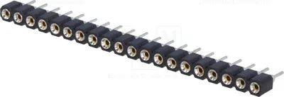 Produktbild von 2x Sockel: PIN: 20 THT vergoldet DS1002-01-1*20V13 Präzisionssockel