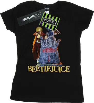 Produktbild von Beetlejuice - "Here Lies" T-Shirt für Damen BI12176 (XXL) (Schwarz)