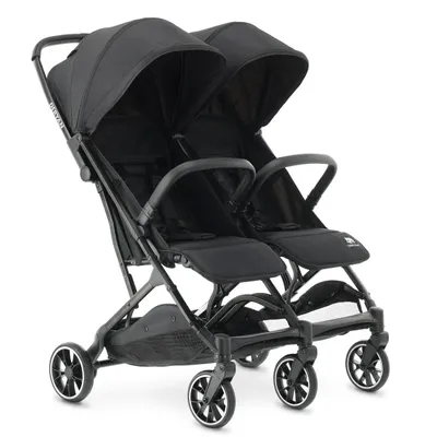 Produktbild von Deryan Luxe Rolo X2 Double Buggy - Duo Buggy - Schwarz
