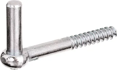 Immagine prodotto di Alberts 312121 Staffa da avvitare, gancio a J, con filettatura tagliata, zincata, passivata a film spesso, Ø13 mm, lunghezza 115 mm, set da 3