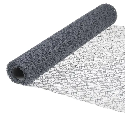 Tischband in Netzoptik 4,5x0,5m hellgrau