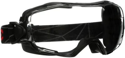 Immagine prodotto di 3M GoggleGear 6000 - Occhiali di sicurezza - Lavori di costruzione/ristrutturazione - Lavori con polveri - Lavori con sostanze chimiche - Entrambi i sessi - Nero - Verde - Trasparente - Neoprene (GG6001SGAF-GRN)