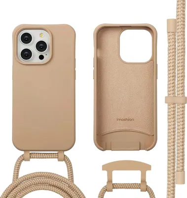 Immagine prodotto di imoshion Cover posteriore colorata con catena rimovibile per cellulare e MagSafe iPhone 14 Pro - Nude