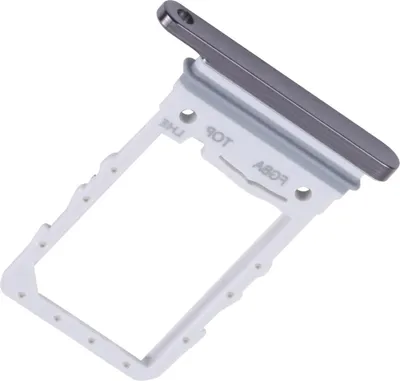 Produktbild von Simkartenhalter passend für Samsung Galaxy Z Flip4 (SM-F721B), Nano-SIM-Karten Slot, Serviceware, Graphit