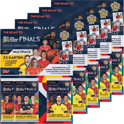 Image de Road to 2022 UEFA Nations League Trading Cards - 5 Multipacks