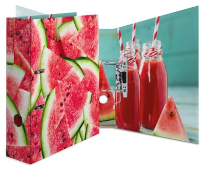 Produktbild von HERMA Motivordner "Wassermelone" DIN A4 Rückenbreite: 70 mm