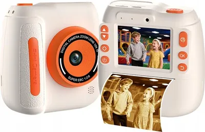 Immagine prodotto di Fotocamera per bambini con funzione di stampa istantanea e scheda LCD da 32 GB