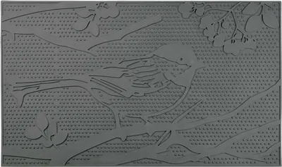 Produktbild von Fußmatte Gummivogel 45 x 75 cm
