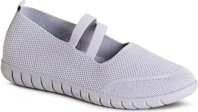 Produktbild von topschuhe24 3082 Damen Halbschuhe Sportliche Ballerina, Farbe:Grau, Größe:41 EU