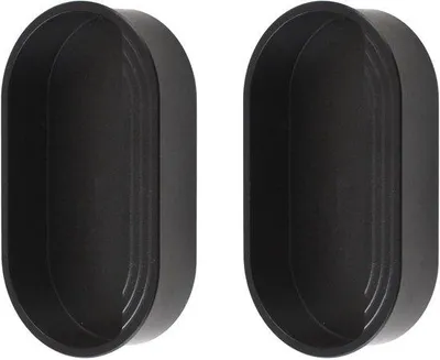 Immagine prodotto di Maniglie moderne ovali nero opaco 65 mm