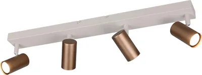 Immagine prodotto di Reality Lampade Faretto da soffitto TARYN a 4 luci BHT 62x13,50x6 cm marrone