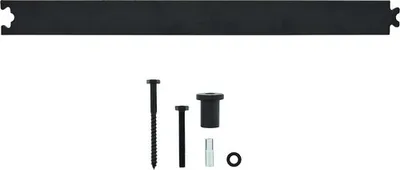 Produktbild von Zwischenschiene Intersteel 45 cm schwarz