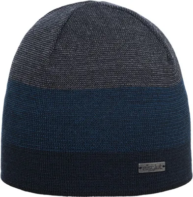 Produktbild von Eisglut Beanie Mütze Rentona Rewoolife mit Strichmuster , blau, Gr. Einheitsgröße