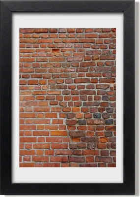 Produktbild von Bild 20x30 MDF-Rahmen, Wandkunst Backsteinmauer