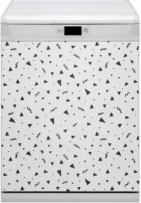 Produktbild von Magnet Folie für Geschirrspüler Magnete  Geschirrspüle Magnet für Spülmaschine 60x70 cm Nachbildung - Geometrische Formen
