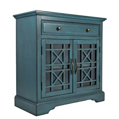 Zdjęcie produktu dla OXM Komoda Avola ciemnoniebieska AV175 82 x 82 x 38 cm