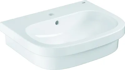 Immagine prodotto di Lavabo da appoggio Grohe EURO KERAMIK 1 foro per rubinetto, con sfioratore 600 x 480 mm bianco alpino