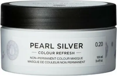 Produktbild von Maria Nila Pearl Silver, 100 ml, Frauen, Anti-Frizz, Feuchtigkeitsspendend, Nährend, Auffrischend, Glanz, Glättend, Arganöl, Topf, Aqua/Water/Eau, Cetearyl Alcohol, Behentrimonium Chloride, Cetyl Alcohol, Argania Spinosa Kernel...