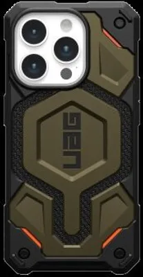 Produktbild von Urban Armor Gear 11422111397B, Cover, Apple, iPhone 15 Pro, 15,5 cm (6.1"), Schwarz, Olive