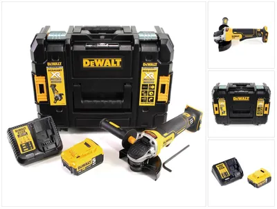 Produktbild von DeWalt DCG 406 P1 Akku Winkelschleifer 18V 125mm Brushless + 1x Akku 5,0Ah + Ladegerät + TSTAK