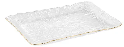 Produktbild von Kuchenform mit goldenem Rand, 23 x 14,5 x 2,5 cm
