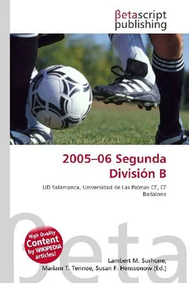 Produktbild von 2005-06, Segunda División B