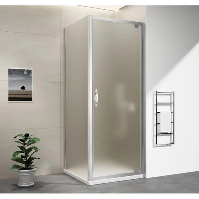 Produktbild von SIGMA SIMPLY Rechteckige Duschkabine Drehtür 800x700mm L/R Variante, Brick Glas