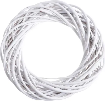 Image de couronne blanche 35 cm | 42CAN80518-35_W