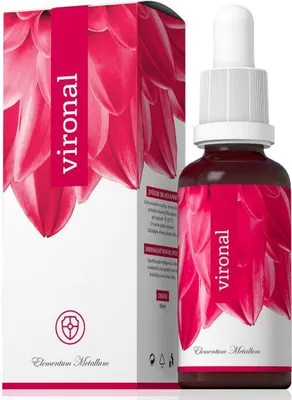 A product box and bottle of Vironal.