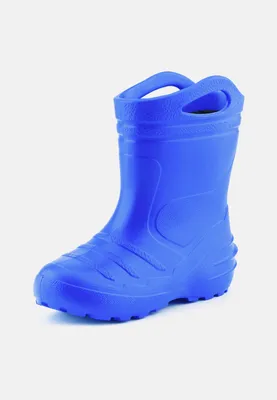 Produktbild von Ladeheid Kinder Mädchen Jungen federleichte Eva Thermo Gummistiefel gefüttert KL051 (Blau, 35)