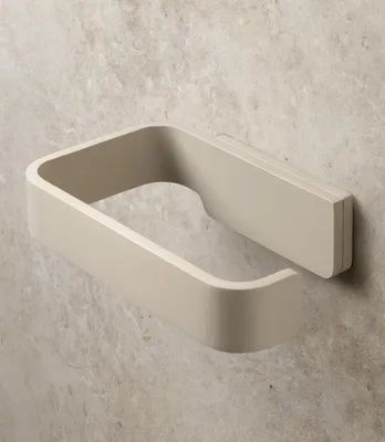 Immagine prodotto di Portarotolo da parete - Porta carta igienica per bagno - Portarotolo in metallo - Colore: beige sabbia