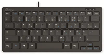 Image de Clavier QWERTZ - Noir - Avec câble
