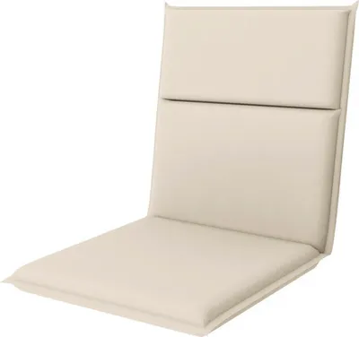 Produktbild von Stuhlauflage Gartenauflage Auflage 100 x 48 x 3,5 cm creme geeignet für den Außenbereich